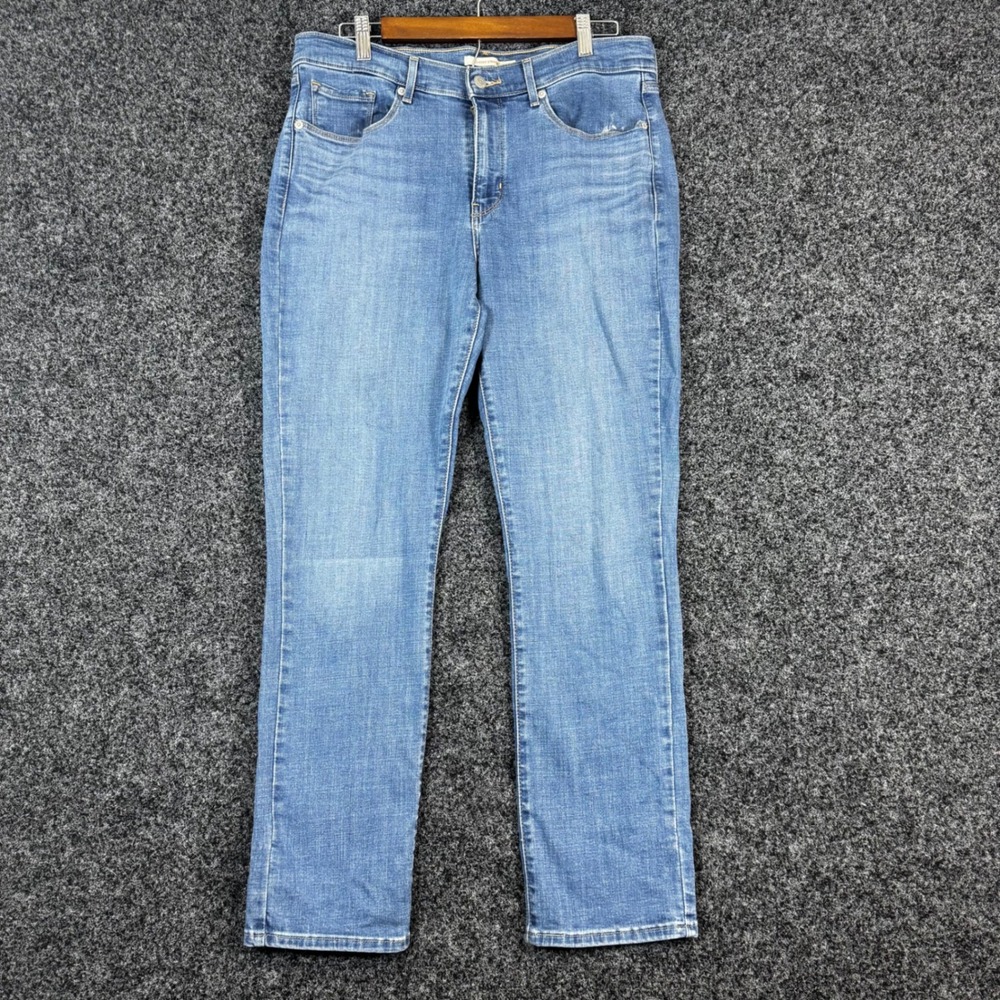 Levis‎ Classic Straight Leg Jeans Womens 31 Medium Wash Blue Denim